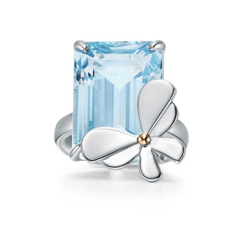 Tiffany & Co. Return to Tiffany Love Bug Butterfly Blue Topaz Ring